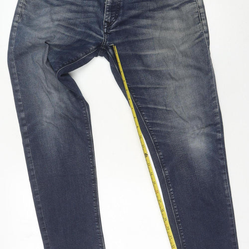 EASY Men's Blue Skinny Jeans - Size 32 - Comfort Fit