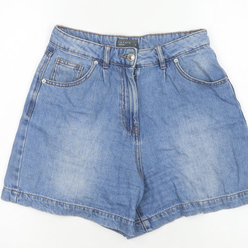 Papaya Women's Blue Denim Mom Shorts Size B