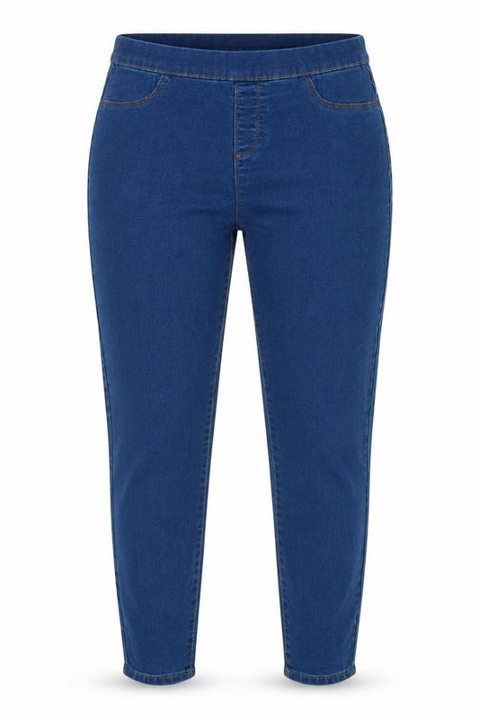 Front view of Denim 365 Women's Blue Slim Jegging Jeans -, size 12