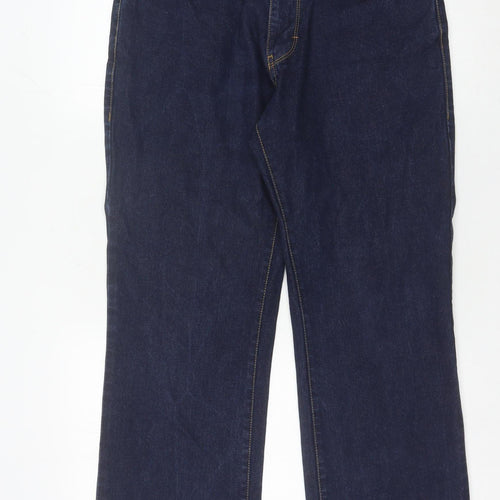 F&F Men's Blue Straight Jeans - Size 36 Relaxed Fit