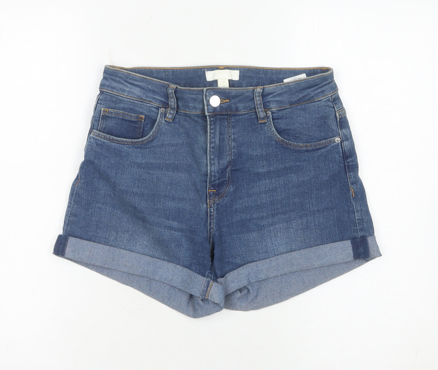H&M Women's Denim Shorts Blue Size 8