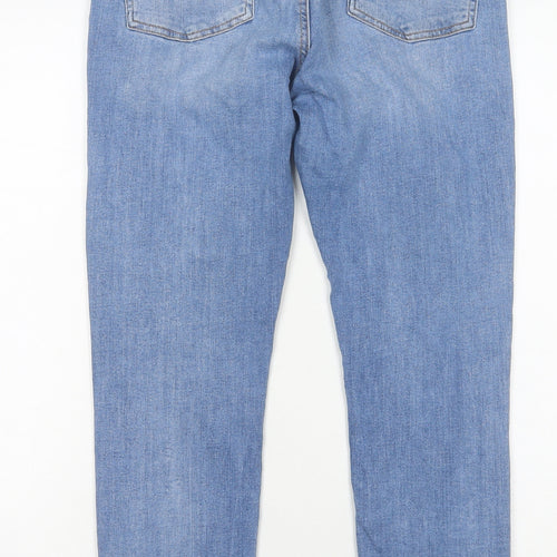 Primark Women's Blue Slim Distressed Jeans Size 14