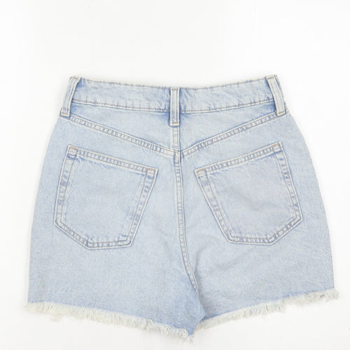 H&M Women's Blue Cut-Off Denim Shorts Size 6