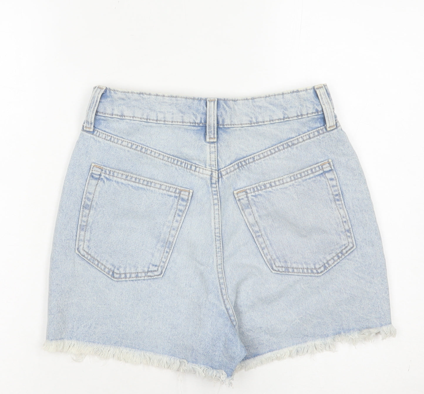 H&M Women's Blue Cut-Off Denim Shorts Size 6