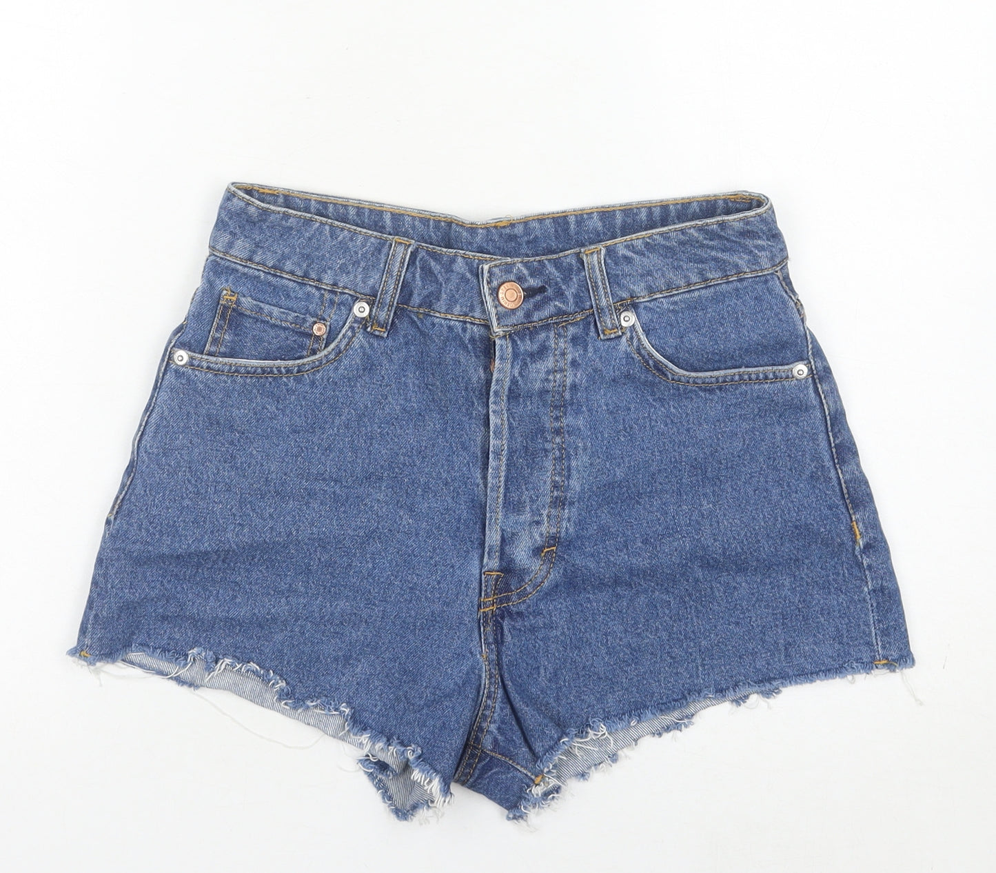 H&M Women's Blue Denim Cut-Off Shorts Size 8