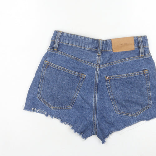 H&M Women's Blue Denim Cut-Off Shorts Size 8