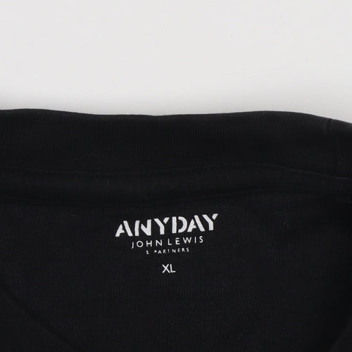 ANYDAY John Lewis Men's Black XL Sweatshirt Pullover