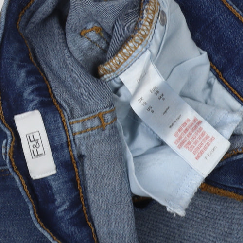 F&F Women's Blue Skinny Jeans Size 10