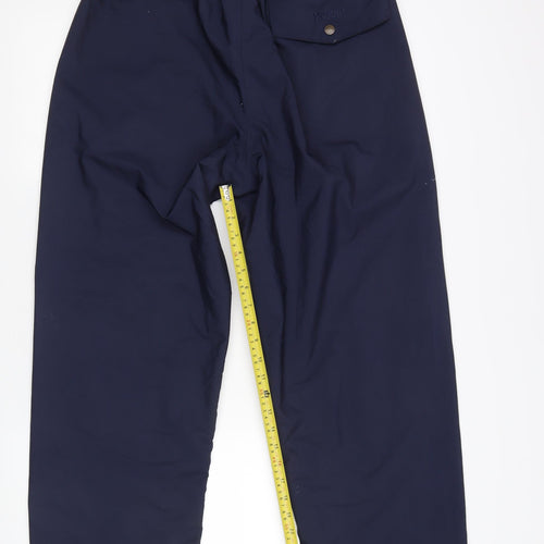 PROQUIP Men's Blue L Relaxed Polyester Trousers