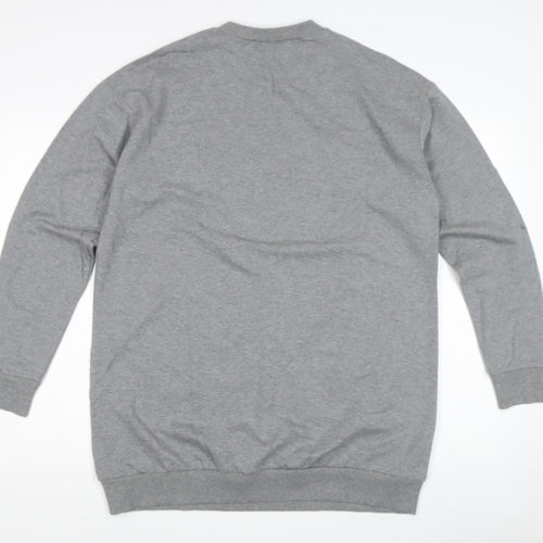 Very Grey Floral Sweatshirt Women’s L Pullover