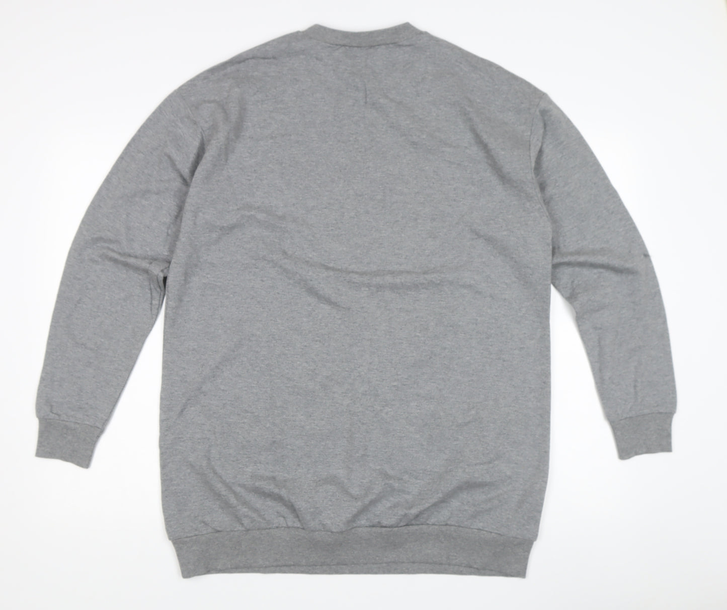 Very Grey Floral Sweatshirt Women’s L Pullover