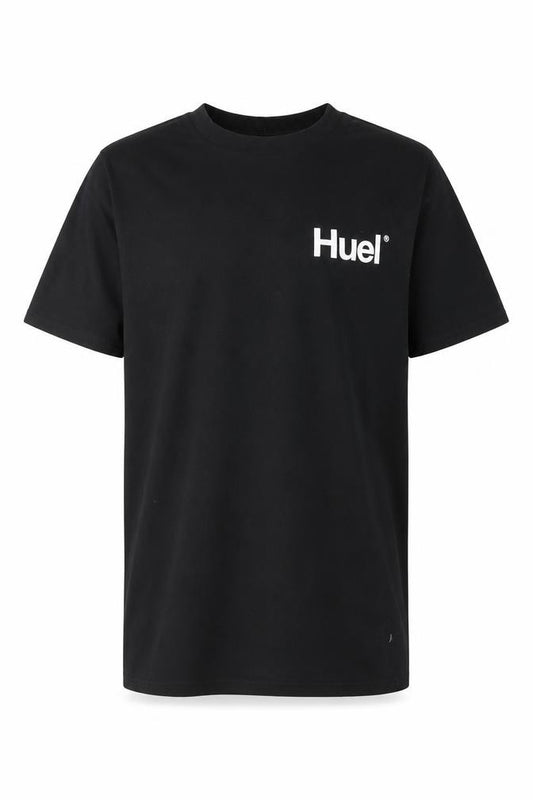 Front view of Gildan Men's Black M Logo Crew Neck T-Shirt