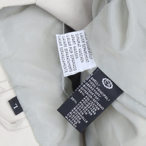 C&A Men's Beige Bomber Jacket Large Casual