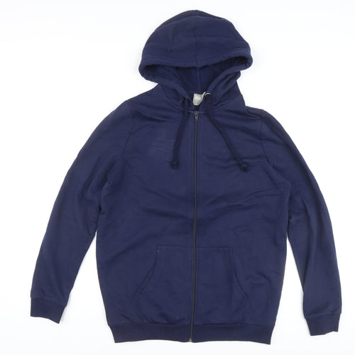 ASOS Women's Blue Full Zip Hoodie UK 10