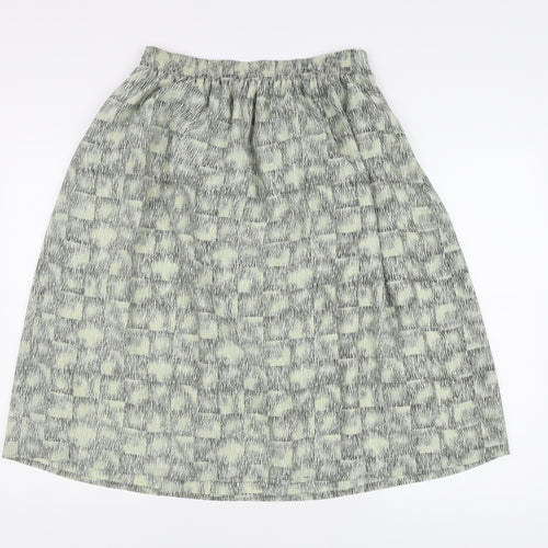 Berketex Women's Grey Midi Geometric Skirt Size 14