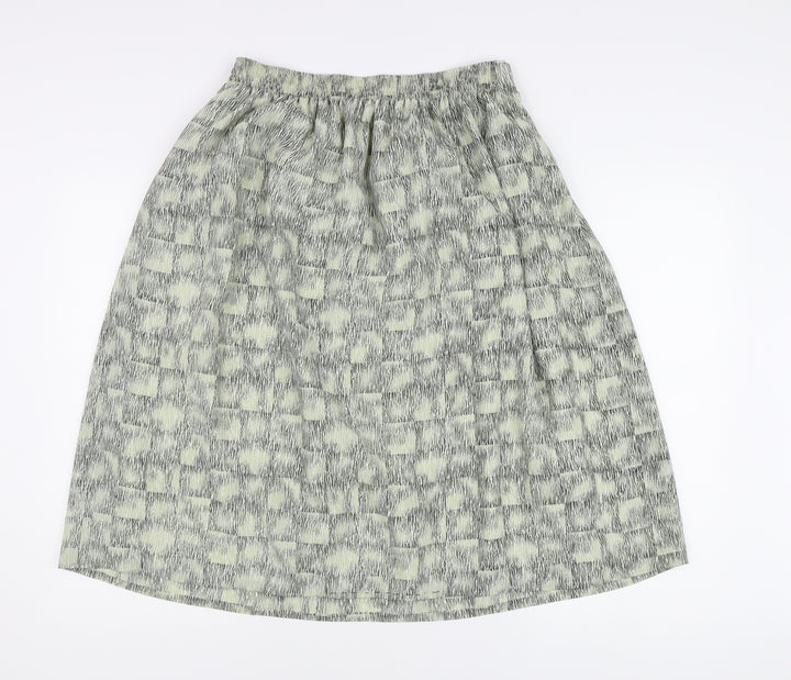 Berketex Women's Grey Midi Geometric Skirt Size 14