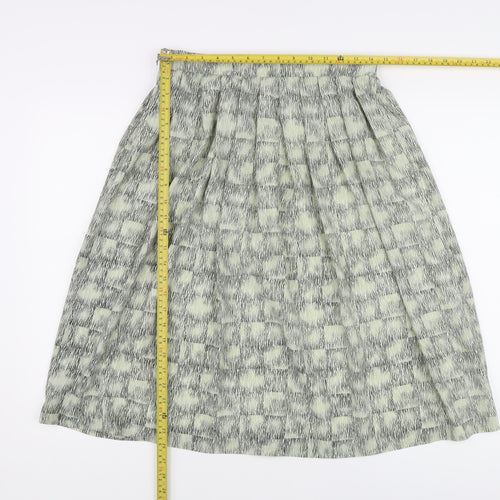 Berketex Women's Grey Midi Geometric Skirt Size 14