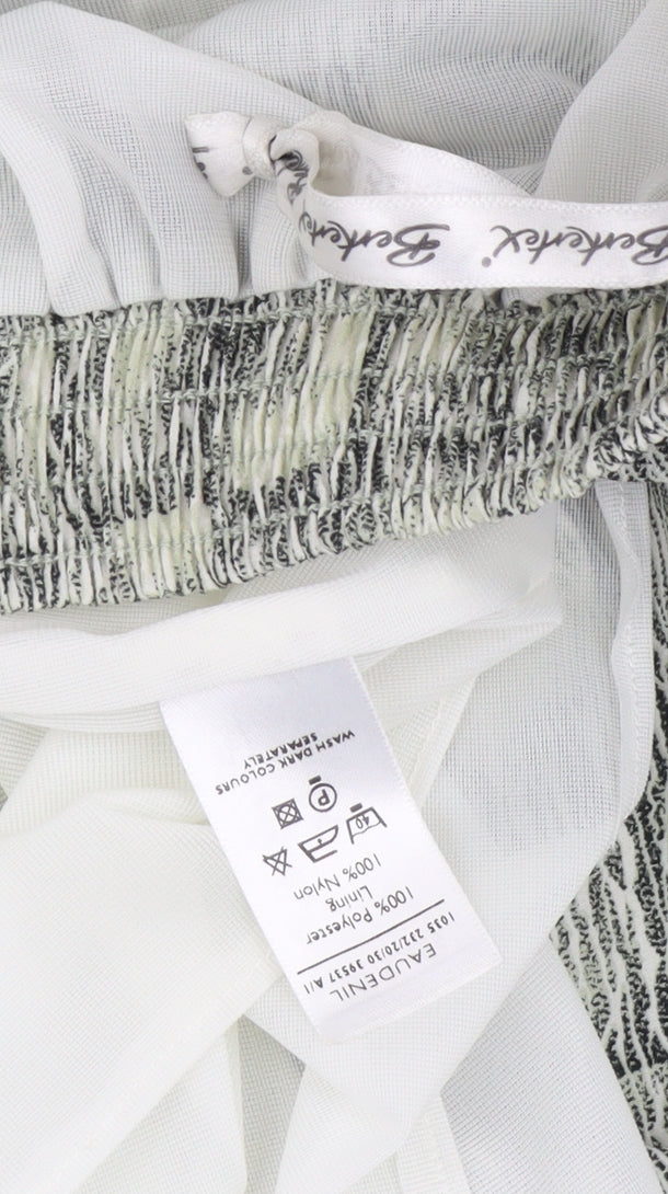 Berketex Women's Grey Midi Geometric Skirt Size 14