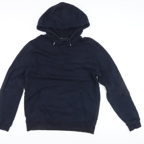 ASOS Design Men's Blue M Pullover Hoodie Crew Neck