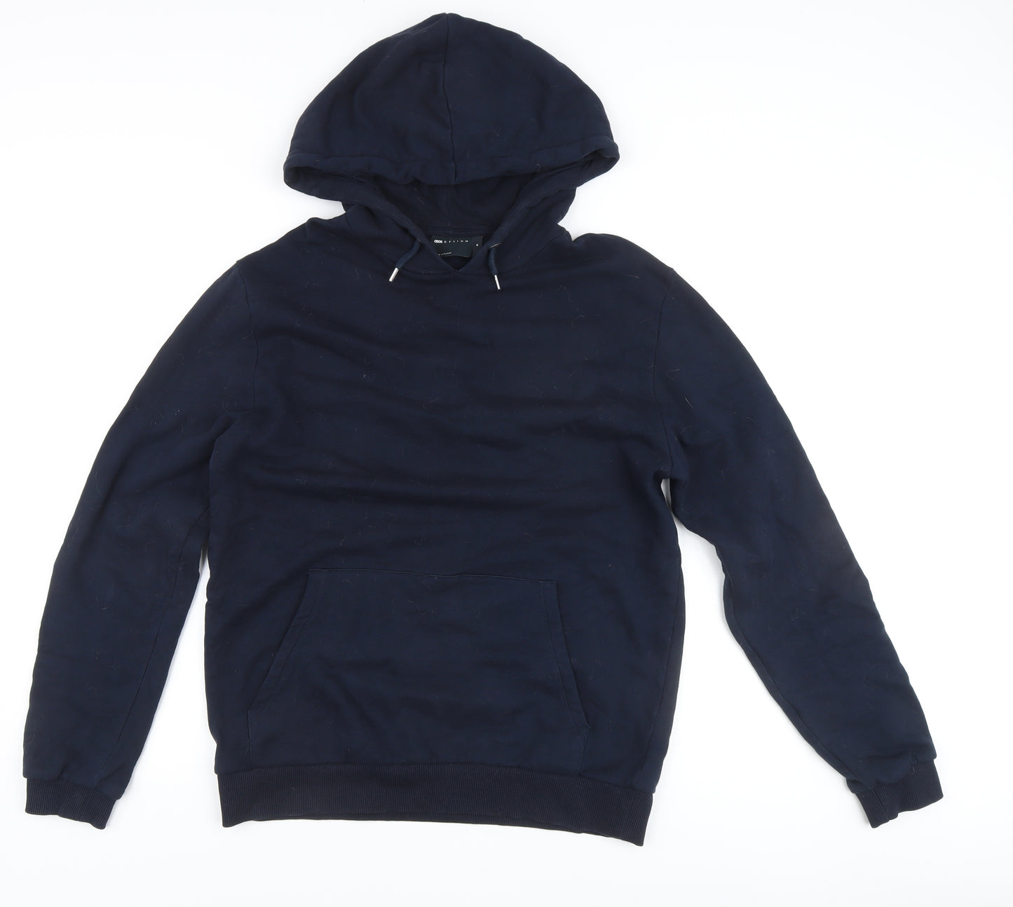 ASOS Design Men's Blue M Pullover Hoodie Crew Neck