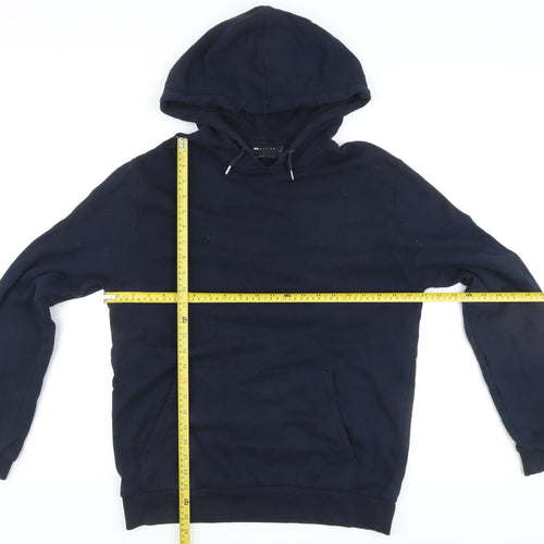 ASOS Design Men's Blue M Pullover Hoodie Crew Neck