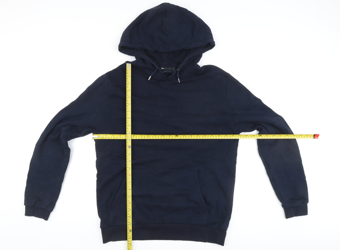 ASOS Design Men's Blue M Pullover Hoodie Crew Neck