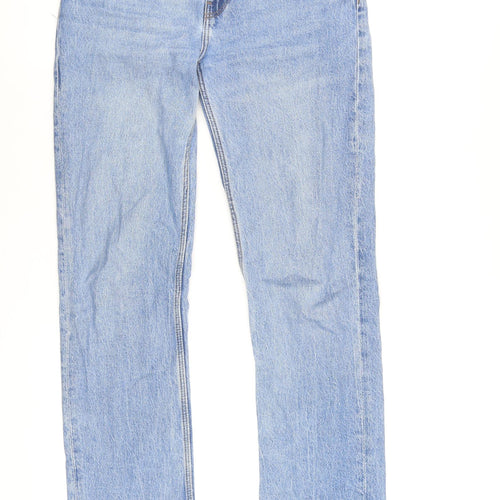 Primark Women's Blue Straight Jeans Size S