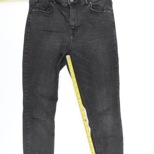 Denim Co. Women's Black Skinny Jeans Size 14