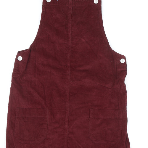 Matalan Women's Red Pinafore Dress Size 10