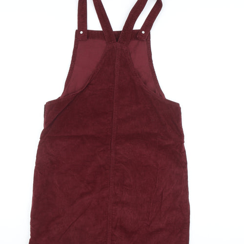 Matalan Women's Red Pinafore Dress Size 10