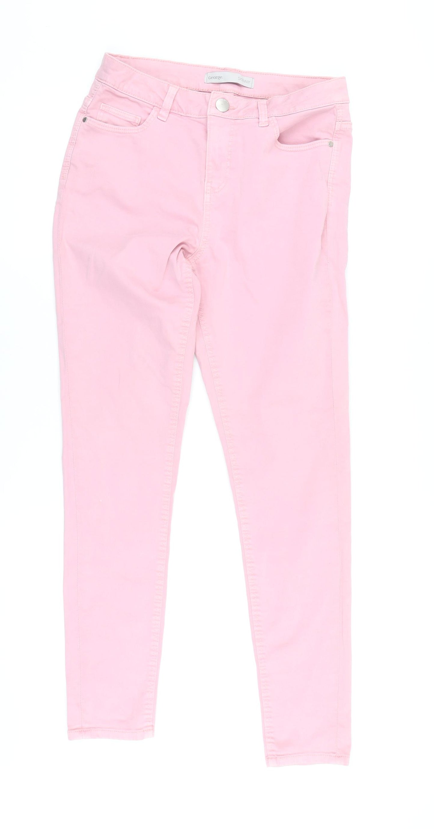 George Women's Pink Skinny Trousers Size 12