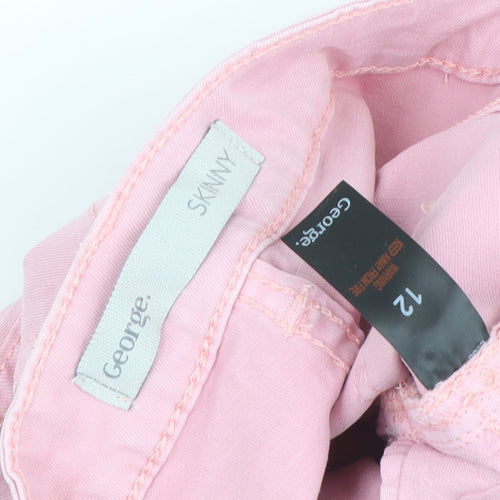 George Women's Pink Skinny Trousers Size 12