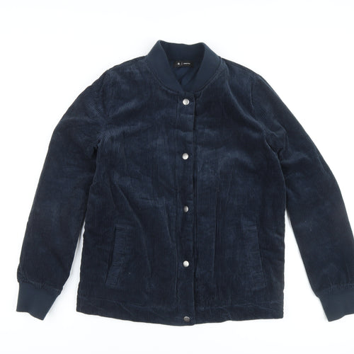 Essentiel Women's Blue Varsity Jacket Size 8