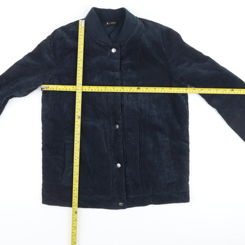 Essentiel Women's Blue Varsity Jacket Size 8