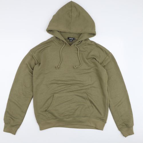 Missguided Women's Green Pullover Hoodie Size 8