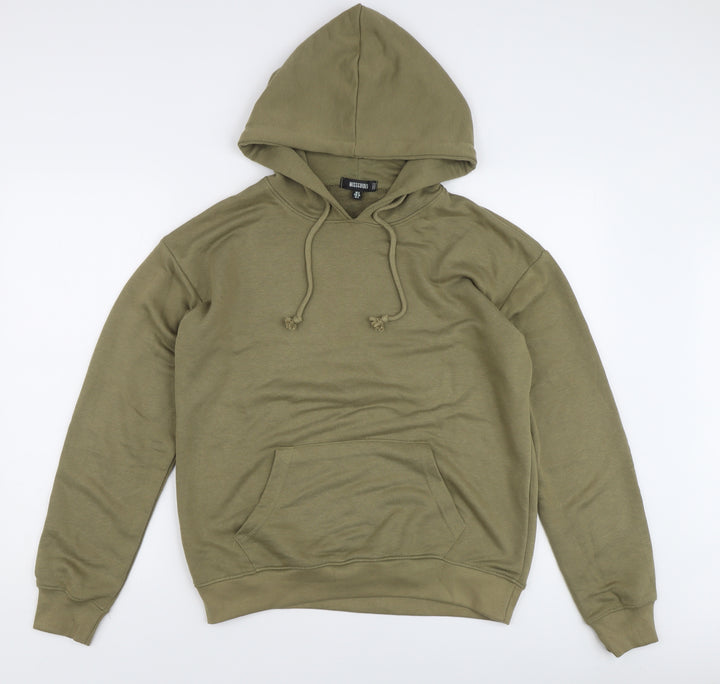 Missguided Women's Green Pullover Hoodie Size 8