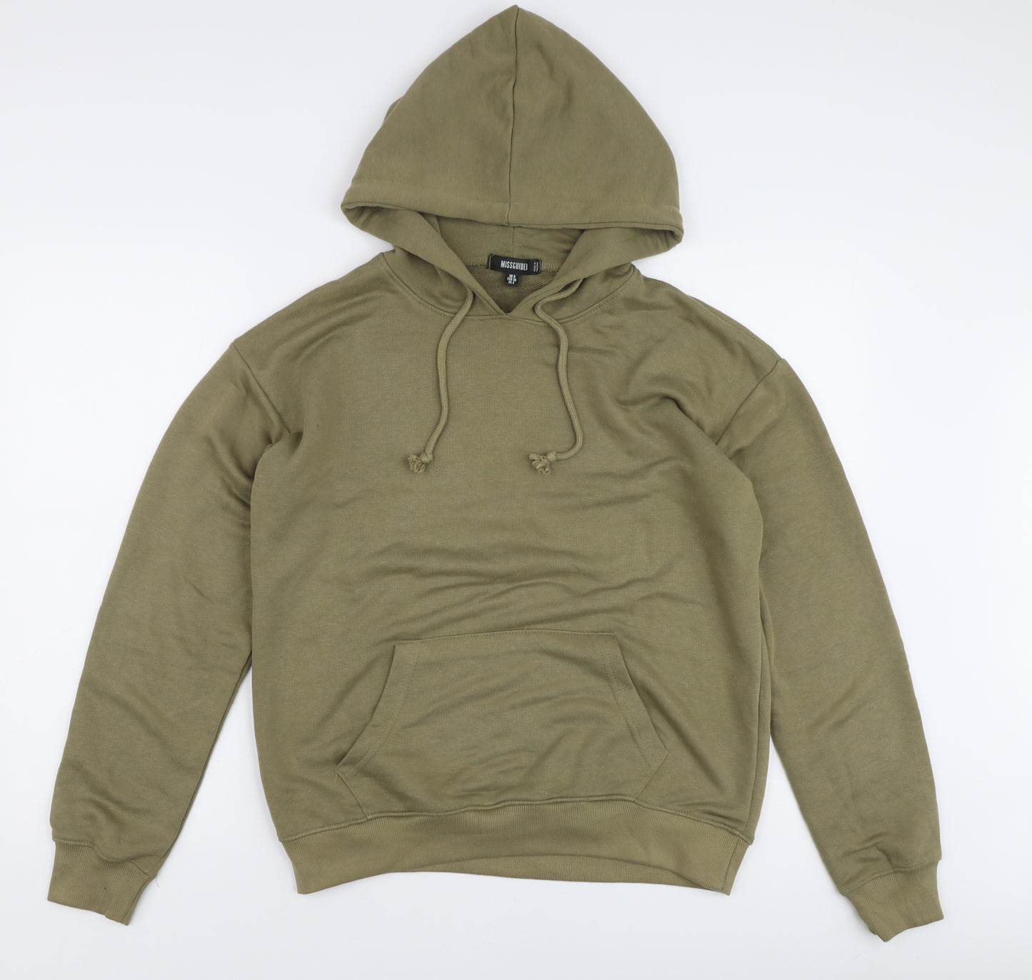 Missguided Women's Green Pullover Hoodie Size 8