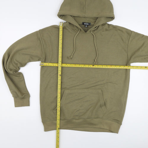 Missguided Women's Green Pullover Hoodie Size 8