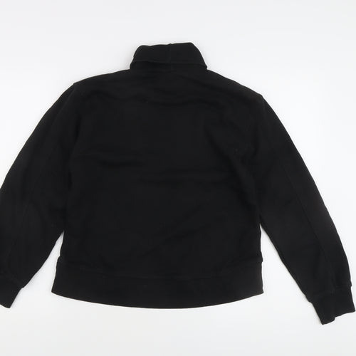 Zara Women's Black Mock Neck Sweatshirt Size 12