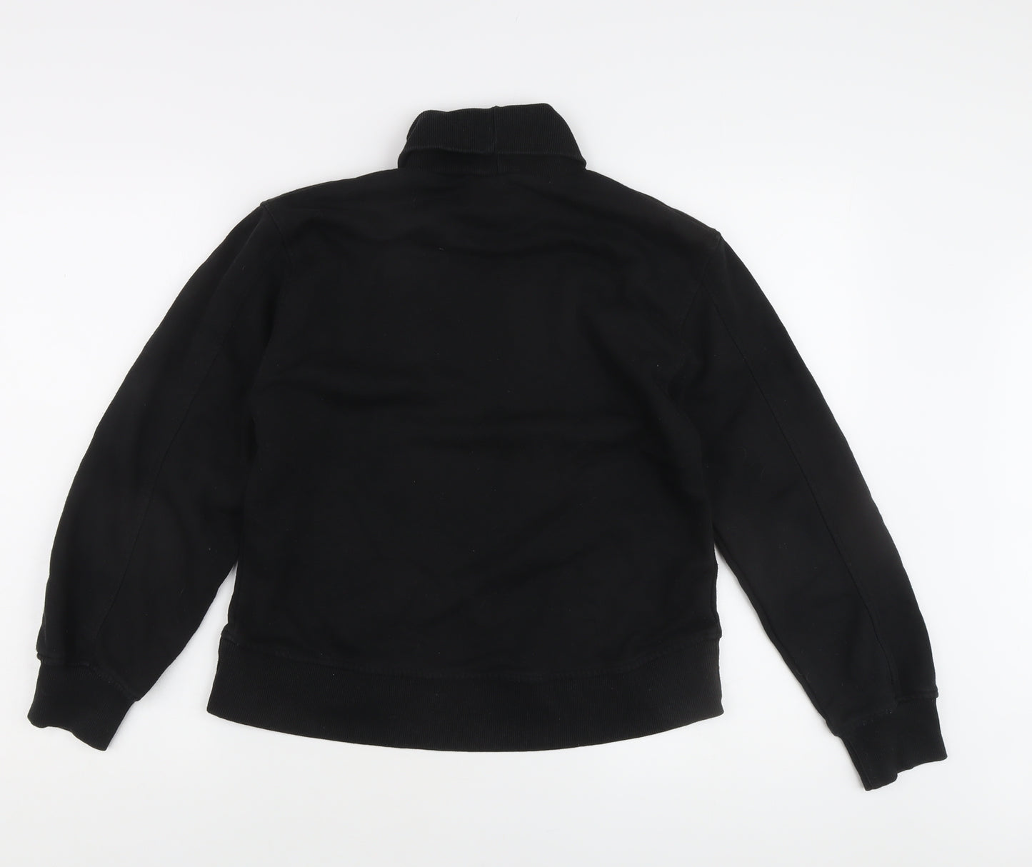 Zara Women's Black Mock Neck Sweatshirt Size 12