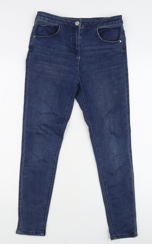 Matalan Girls Blue Skinny Jeans, 12 Years - Stylish & Comfy