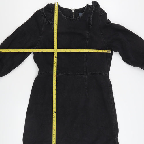 Papaya Denim Black Long Sleeve Women's Dress Size 16