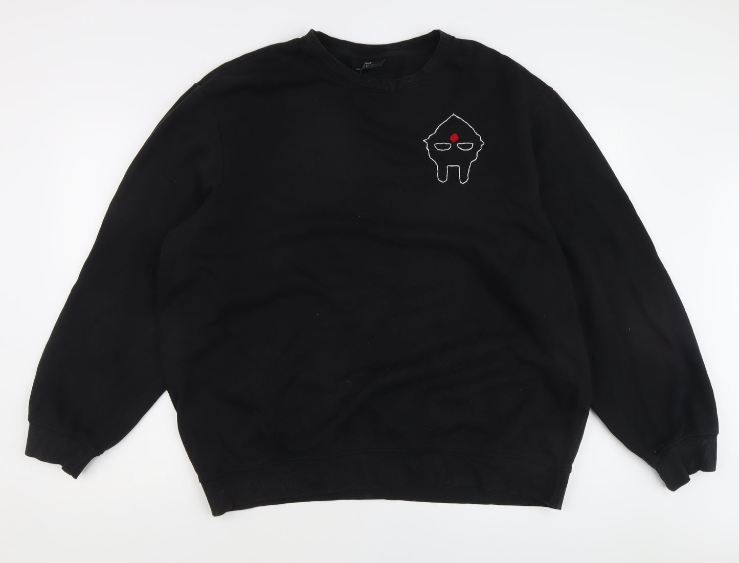 H&M Men's Black XL Relaxed Fit Sweatshirt