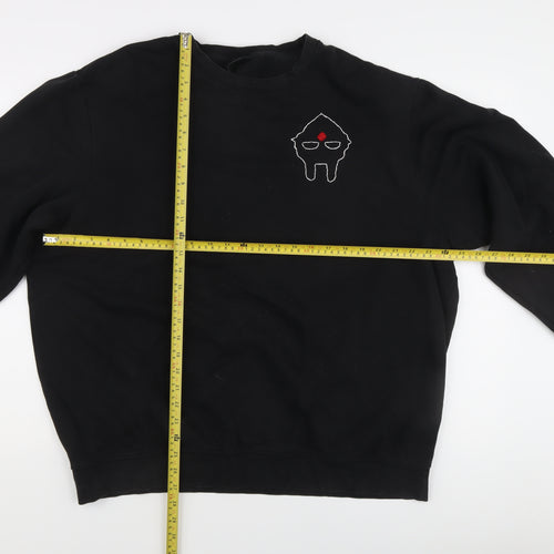 H&M Men's Black XL Relaxed Fit Sweatshirt