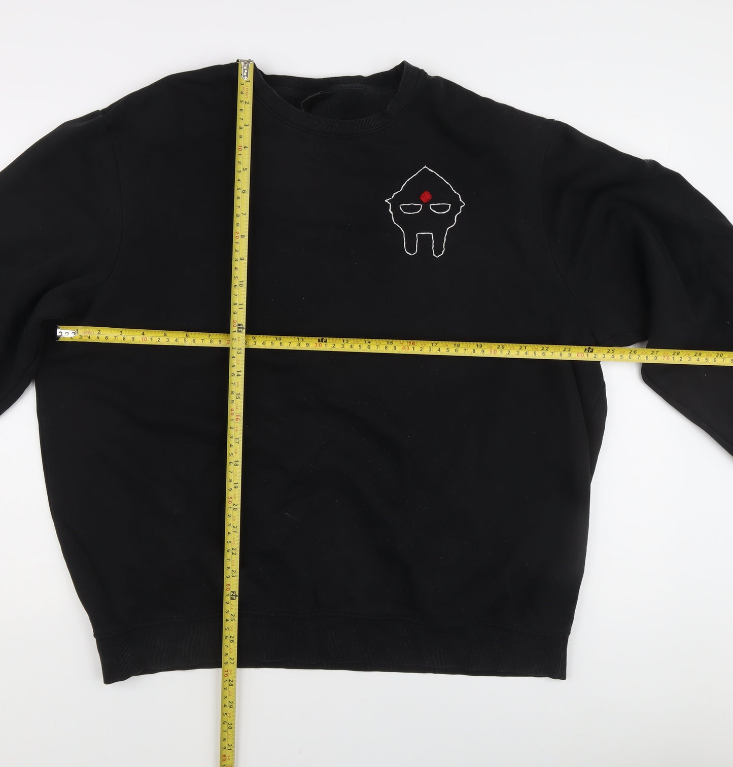 H&M Men's Black XL Relaxed Fit Sweatshirt