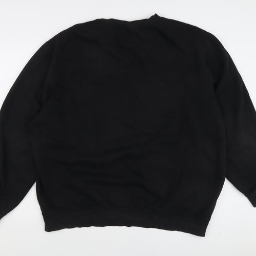 H&M Men's Black XL Relaxed Fit Sweatshirt