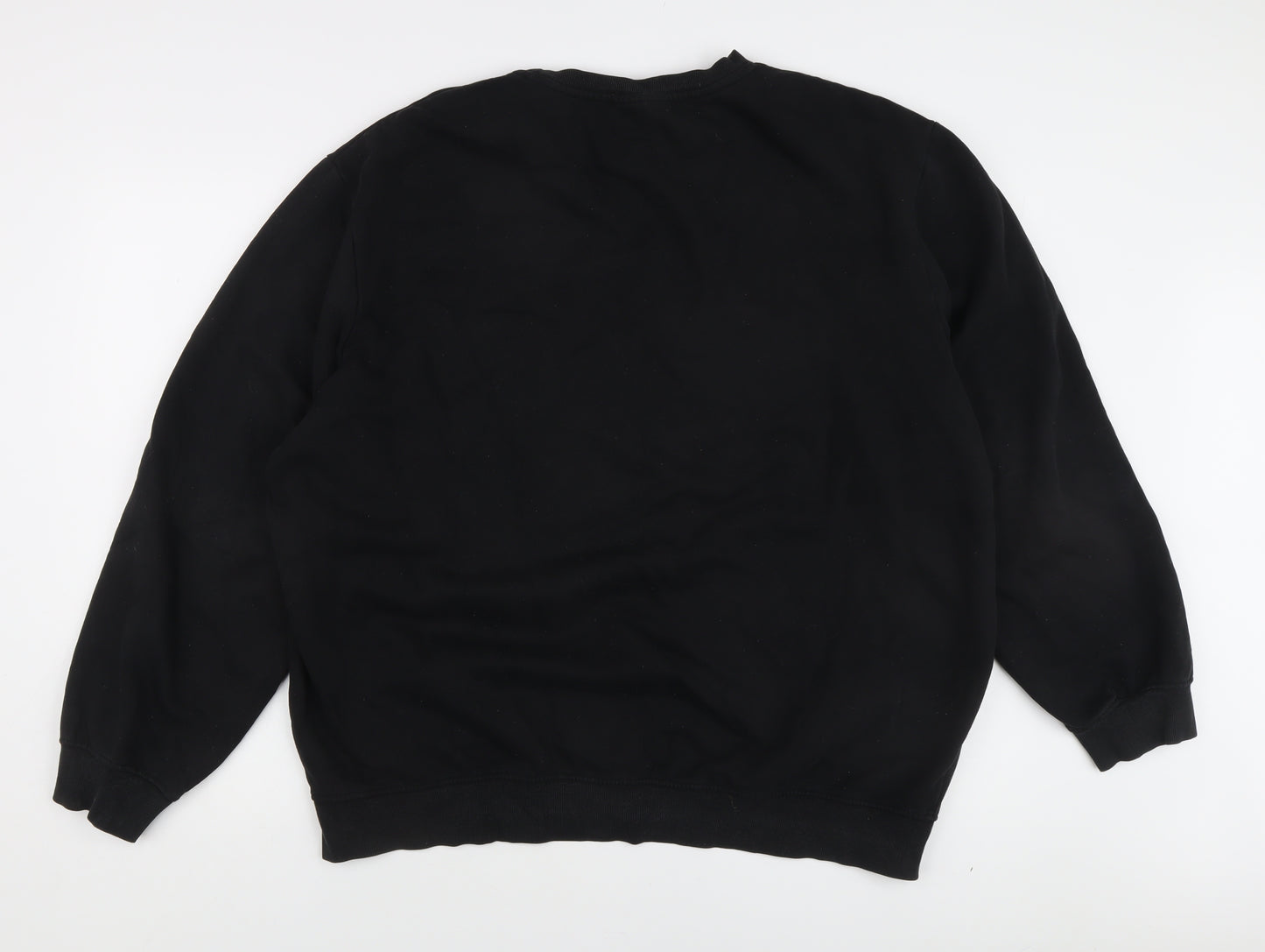 H&M Men's Black XL Relaxed Fit Sweatshirt