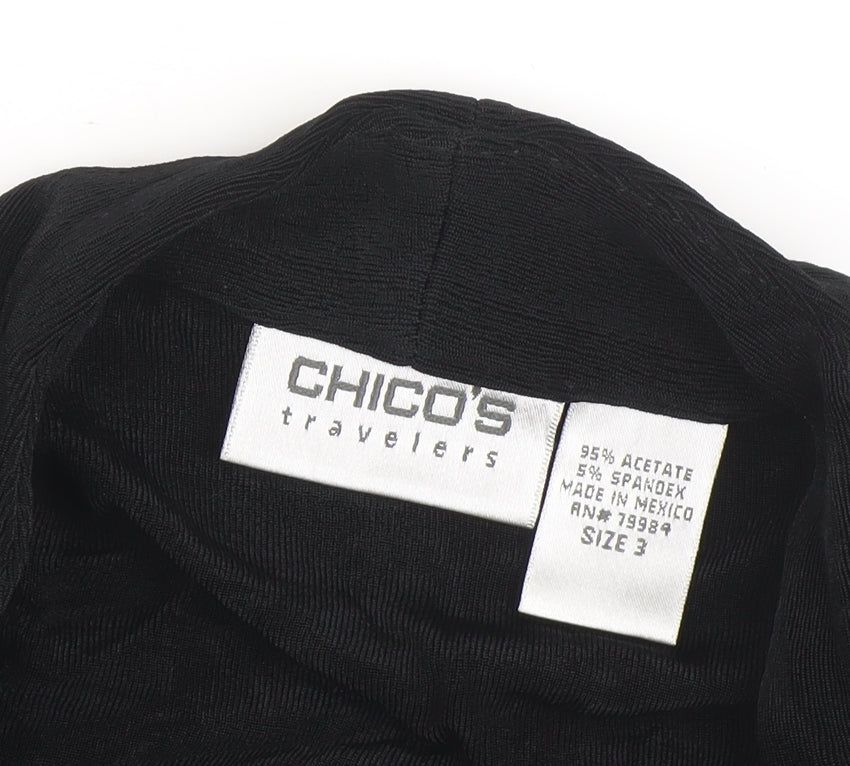 Chico's Women's Black Jacket L