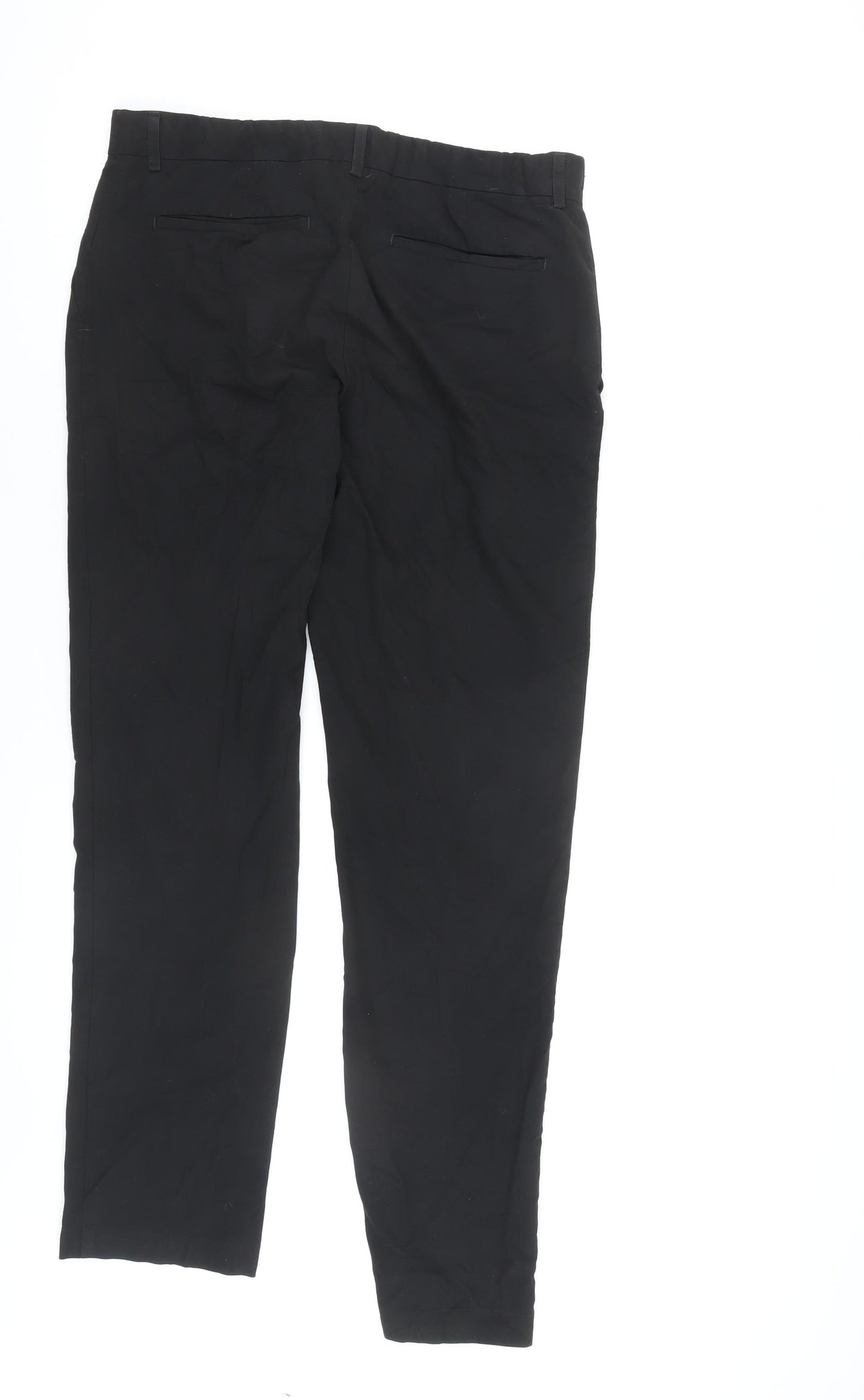 Marks & Spencer Black Men's Trousers 18 (17/LNG)