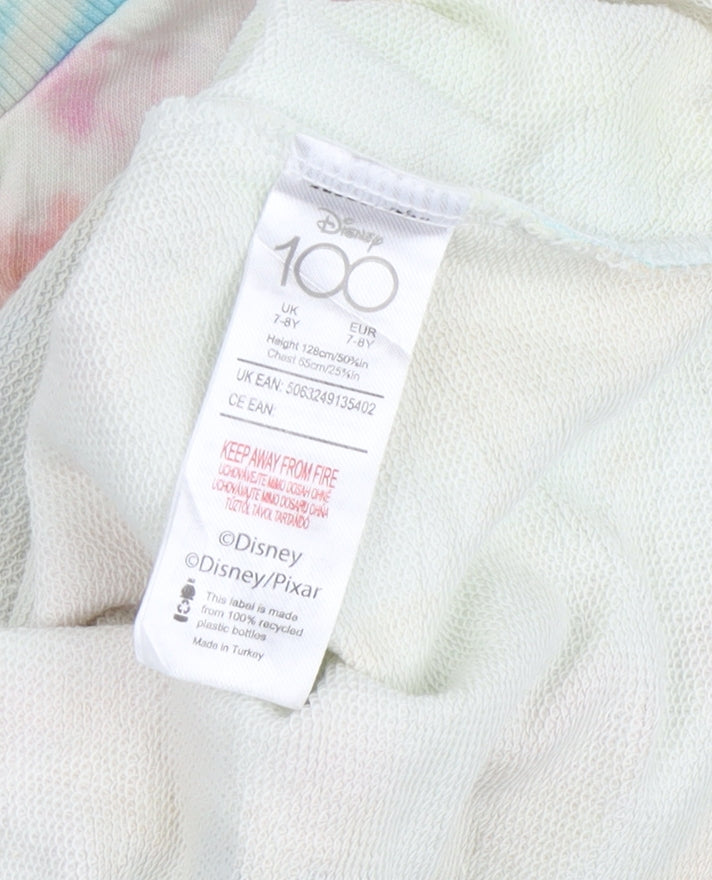 Disney Girls Multicoloured 7-8Y Stitch Pullover Sweatshirt